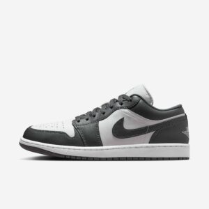 Zapatillas Jordan 1 Low iron grey white 553558 044