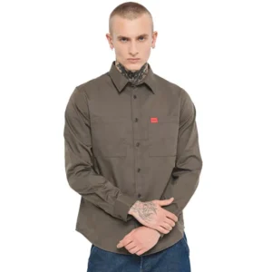 Camisa Hugo Boss Regular fit military