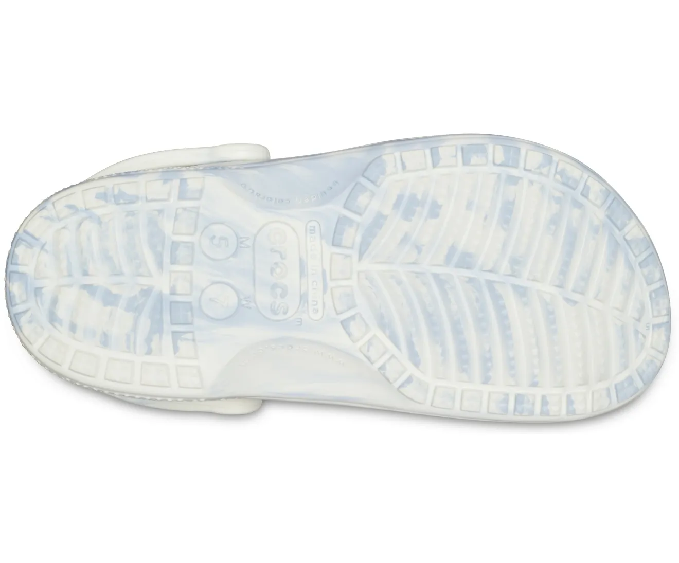 Crocs Baya Marbled Clog White Multi - Imagen 4