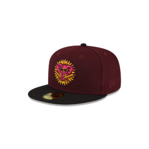 Gorra New Era 59Fifty MLB Oakland Athletics Dark Properties Morado