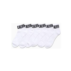 Pack De 6 Medias Calvin Klein White