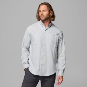 Camisa Columbia Tamiami II Grey Long Sleeve