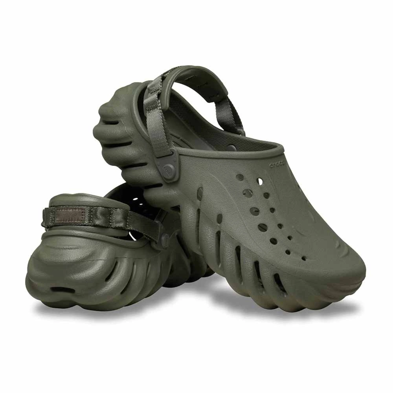 Crocs Echo Clog Dusty Olive - Imagen 2