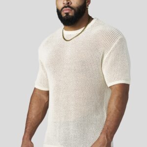 Polo Youngla Beach Club Knit Tees off white